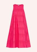 Sukienki - Tommy Hilfiger Sukienka Z Dziurkowanej Koronki pink - miniaturka - grafika 1