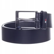 Paski - Tommy Hilfiger Męski Pasek Do Spodni Layton Leather 3.5 Black R.95 - miniaturka - grafika 1