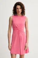 Sukienki - Silvian Heach sukienka ERENI kolor różowy mini rozkloszowana GPP25331VE - miniaturka - grafika 1