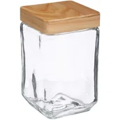 Pojemniki kuchenne - 5five Simple Smart Pojemnik na sypkie produkty spożywcze 1,7 L szklany 167767 - miniaturka - grafika 1