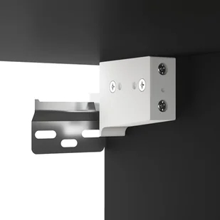 Lumarko Szafka wisząca, czarna, 69,5x32,5x90cm, materiał drewnopochodny - Szafki do salonu - miniaturka - grafika 10