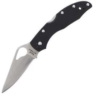 Nóż składany Spyderco Byrd Meadowlark 2 G-10 Black, Plain (BY04GP2) - Noże - miniaturka - grafika 1