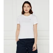 Koszulki i topy damskie - Tommy Hilfiger T-shirt | Slim Fit - miniaturka - grafika 1