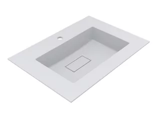 Miraggio Erica 700 Umywalka meblowa 70x50 cm biały połysk 8813351 - Umywalki - miniaturka - grafika 1