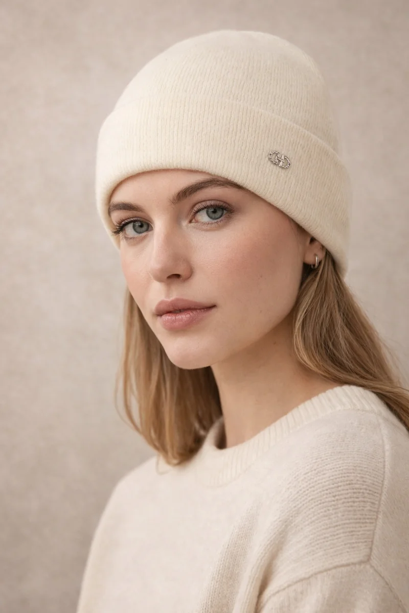 Czapka 100 % wełna merino