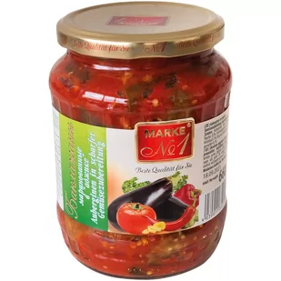 Bakłażany marynowane Marke No1, 660g - Pasztet i przetwory mięsne - miniaturka - grafika 1