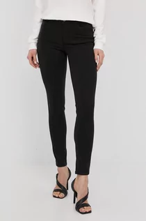Spodnie damskie - Liu Jo jeansy Bottom Up Divine damskie kolor czarny high waist - grafika 1
