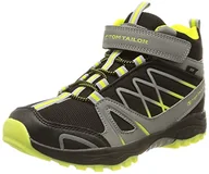 Buty dla chłopców - TOM TAILOR Chłopięce buty trekkingowe 4271102, Black Grey Neon Yellow, 33 EU - miniaturka - grafika 1