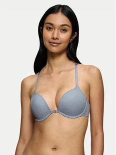 Triumph Biustonosz push-up Harmony Spotlight 10217429 Niebieski - Biustonosze - miniaturka - grafika 1