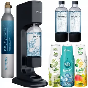 Saturator SpinelSoda BubbleON + Frutta Max Tonic 500 ml, limonka Mięta 500ml+ mango Light 500ml - Saturatory - miniaturka - grafika 1