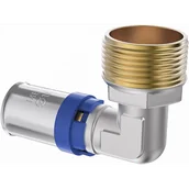 Łączniki, trójniki, kształtki - Mexen PEX-P kolano zaciskowe, zaprasowywane PEX 20 x 3/4 GZ - W97127-2034M-00 - miniaturka - grafika 1