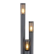 Lampy ogrodowe - Lampa na maszt Boston, 3-punktowa, antracyt - miniaturka - grafika 1