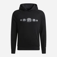 Bluzy męskie - Bluza z kapturem męska Reebok Hoopwear Hoodie 100205188 2XL Czarna (1200143933831). Bluzy z kapturem męskie - miniaturka - grafika 1