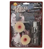 Dodatki do strojów karnawałowych - GU Lateksowa rana po zębach wampira - 2 szt. GU2001 - miniaturka - grafika 1