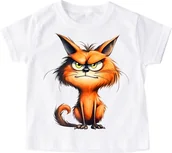 Koszulki dla dziewczynek - Koszulka z kotem kotek29 - miniaturka - grafika 1