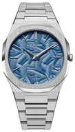 Zegarki męskie - Zegarek D1 Milano D1-UTBJ35 OLYMPIC BLUE ULTRA THIN FLAKE 40 MM - - miniaturka - grafika 1