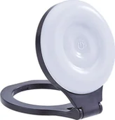 Pozostałe akcesoria do telefonów - Podstawka magnetyczna do telefonu z lampką kompatybilna z MagSafe L8 czarna - miniaturka - grafika 1