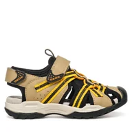 Buty dla chłopców - Sandały Geox Jr Borealis J450RB 014ME C0445 M Beżowy - miniaturka - grafika 1
