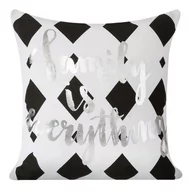 Poszewki na poduszki - EUROFIRANY" B.B. CHOCZYŃSCY SPÓŁKA JAWNA Poszewka Eurofirany Enola 38 x 38 x 8 Biały 1219047 - miniaturka - grafika 1