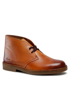 Clarks Trzewiki Desert Boot 2 261563677 Brązowy - Botki męskie - miniaturka - grafika 1