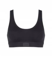 Biustonosze - Sloggi Czarny Miękki Biustonosz Bawełniany Bez Fiszbin 40 J2A - miniaturka - grafika 1