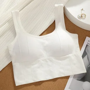 Sportowy top treningowy - Biały Uniwersalny - Koszulki i topy damskie - miniaturka - grafika 1