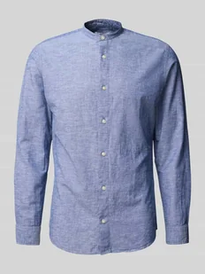 Koszula casualowa o kroju slim fit z dodatkiem lnu model ‘JJEBREEZE’ - Koszule męskie - miniaturka - grafika 1