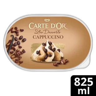 Carte D'Or Les Desserts Lody waniliowe i lody kawowe z sosem kakaowym i kawałkami czekolady 825 ml - Lody i desery lodowe - miniaturka - grafika 1