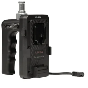 NANLITE adapter V-Mount Battery Grip do lamp Forza 60 II / 60B II / 60C / FC-60B (złącze DC) - Kamery cyfrowe - akcesoria - miniaturka - grafika 1