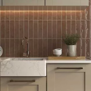 Płytka Ścienna Origin Eleganza Terra 7,5x30 - Płytki ceramiczne - miniaturka - grafika 1