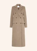 Płaszcze damskie - Samsøe Samsøe Płaszcz Wełniany Falcon beige - miniaturka - grafika 1