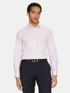 Koszule męskie - Calvin Klein Koszula K10K108229 Fioletowy Slim Fit - miniaturka - grafika 1