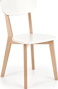 Elior Krzesło kuchenne Fine - białe - Krzesła - miniaturka - grafika 1