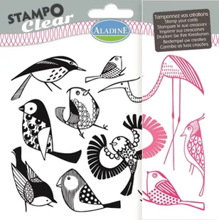 Aladine Stemple silikonowe Ptaki - Zabawki kreatywne - miniaturka - grafika 1