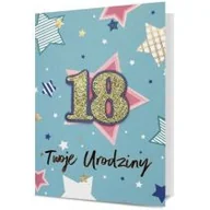 Kartki okolicznościowe i zaproszenia - PAN DRAGON Karnet B6 Osiemnastka HM200-2501 462686 - miniaturka - grafika 1