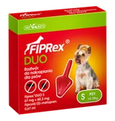 Artykuły przeciw pasożytom - Vet-Agro VET-AGRO Fiprex DUO S 67 mg + 60,3 mg roztwór do nakrapiania dla psów 44878-uniw - miniaturka - grafika 1