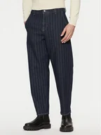 Spodnie męskie - Mustang Jeansy Toledo 1015528 Granatowy Loose Fit - miniaturka - grafika 1