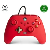 Kontrolery do Xbox - POWERA Xbox One Enhanced Red (1518810-01) - miniaturka - grafika 1