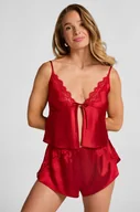 Bielizna nocna - Hunkemöller Szorty Mya Czerwony - miniaturka - grafika 1