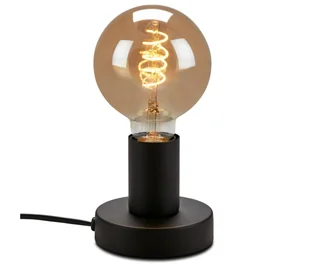 Briloner 7023-015 - Lampa stołowa TEEPU 1xE27/10W/230V czarna - Lampy stojące - miniaturka - grafika 1