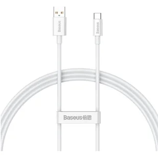 Kabel USB do USB-C Baseus Superior 100W 1m (biały) - Kable - miniaturka - grafika 1