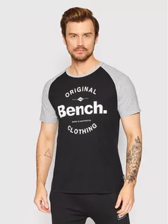 Koszulki męskie - Bench T-Shirt Hazza 120742 Czarny Regular Fit - grafika 1