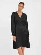 Sukienki - Vero Moda Sukienka codzienna Sabi 10278655 Czarny Relaxed Fit - miniaturka - grafika 1