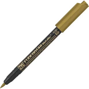 Marker Fudebiyori, złoty, metaliczny - Kredki, ołówki, pastele i pisaki - miniaturka - grafika 1