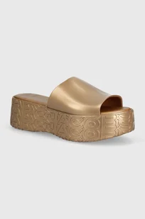Melissa klapki BECKY + MARC JACOBS AD damskie kolor złoty na platformie M.33968.BA152 - Klapki i japonki damskie - miniaturka - grafika 1