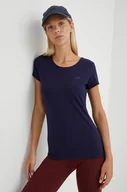 Koszulki sportowe damskie - 4F t-shirt damski kolor granatowy - miniaturka - grafika 1