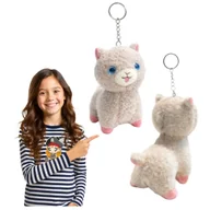 Maskotki i pluszaki - Brelok Pluszowy Beżowa Lama LAMA MARTA maskotka Captain Mike - miniaturka - grafika 1