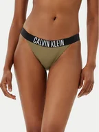 Stroje kąpielowe - Calvin Klein Swimwear Dół od bikini KW0KW02857 Zielony - miniaturka - grafika 1