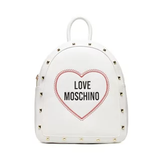 Torebki damskie - Love Moschino Plecak JC4369PP0EKG0100 Bianco - grafika 1