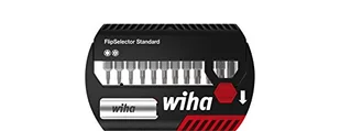 Wiha Zestaw bitów FlipSelector Standard 25 mm TORX® Tamper Resistant (z otworem) 13-częściowy 1/4" (39037), uchwyt do bitów, zestaw, otwieranie za pomocą przycisku, szybka wymiana bitów, pasuje do kieszeni spodni - Akcesoria i części do ekspresów do kawy - miniaturka - grafika 1